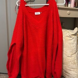 Red women’s sweater